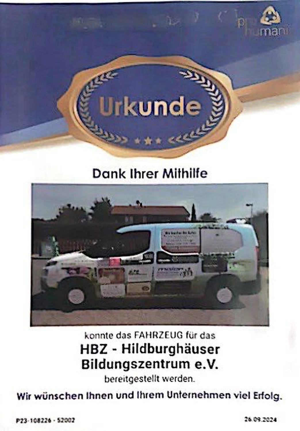 Haushaltsnahe Dienstleistungen - Versicherungsanbieter - Benutzerzertifikate